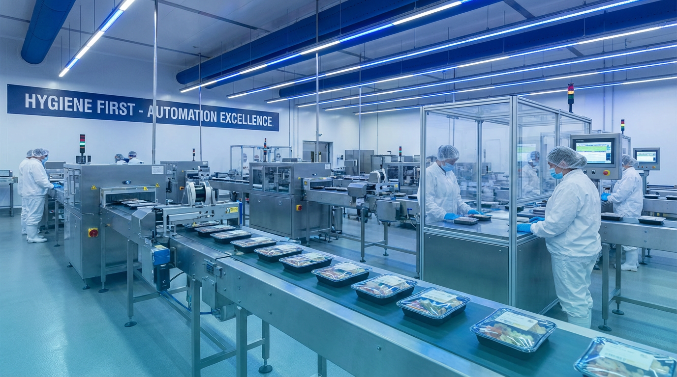 食品加工行业解决方案架构图